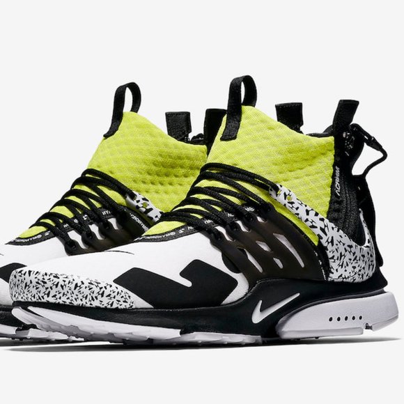 yellow air presto nike